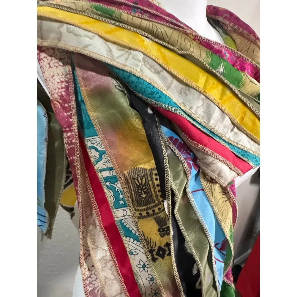 Art Studio Company Stitched Sari Scarf India